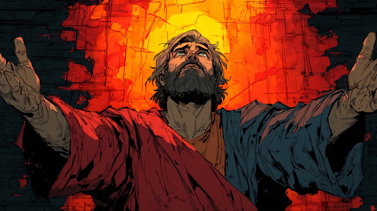 1 John - illustrated Bible scene