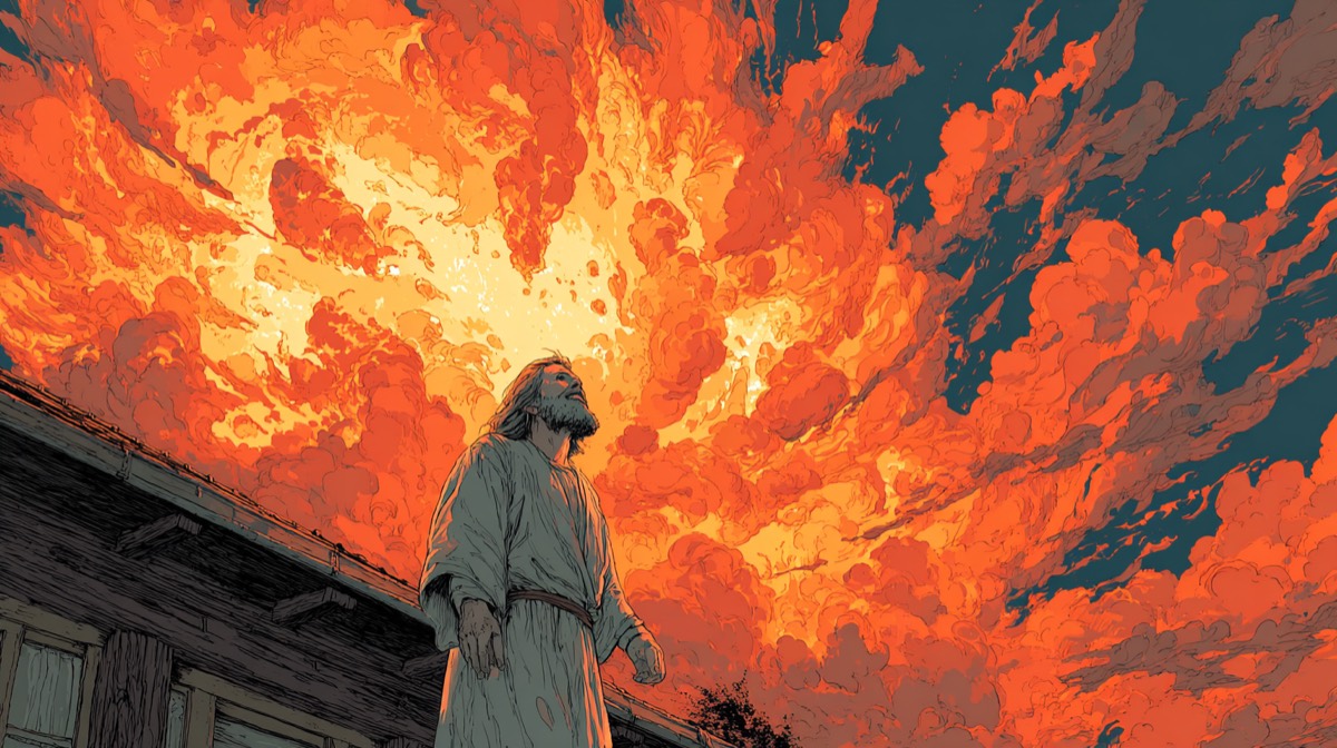 2 Thessalonians - illustrated Bible scene