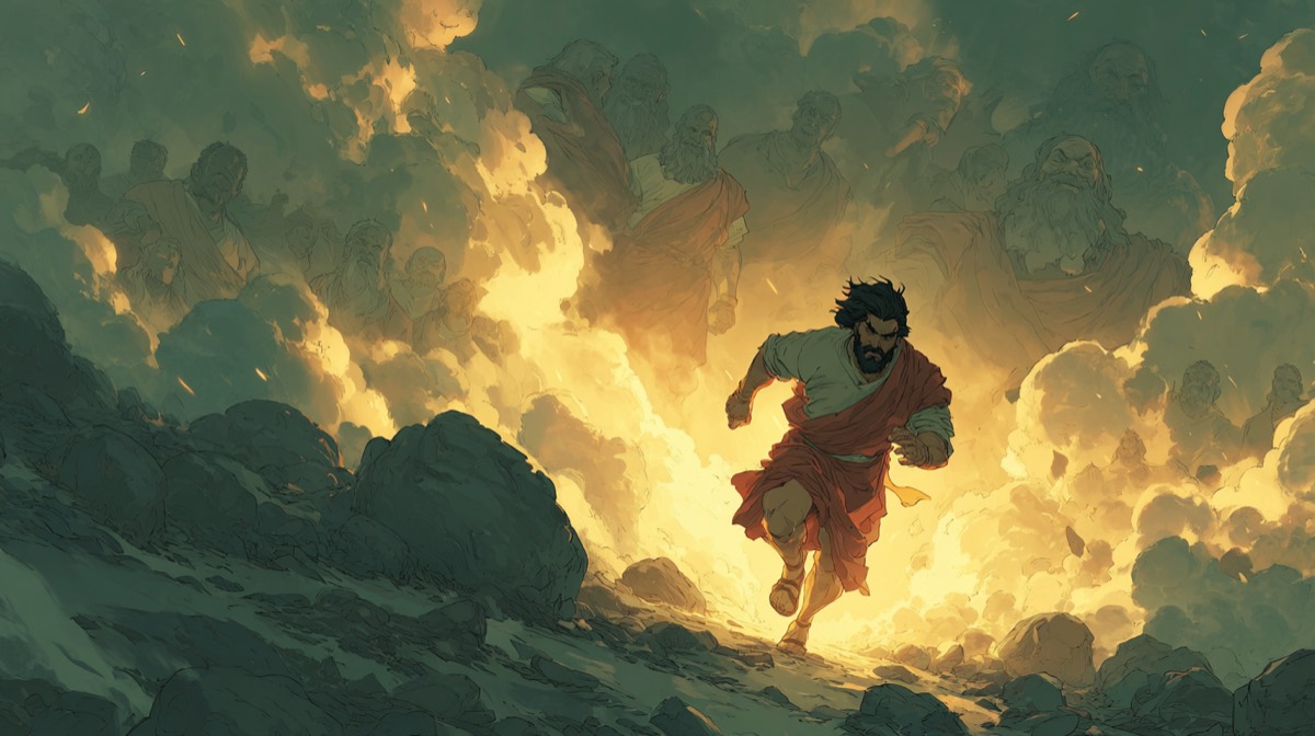 Hebrews - illustrated Bible scene