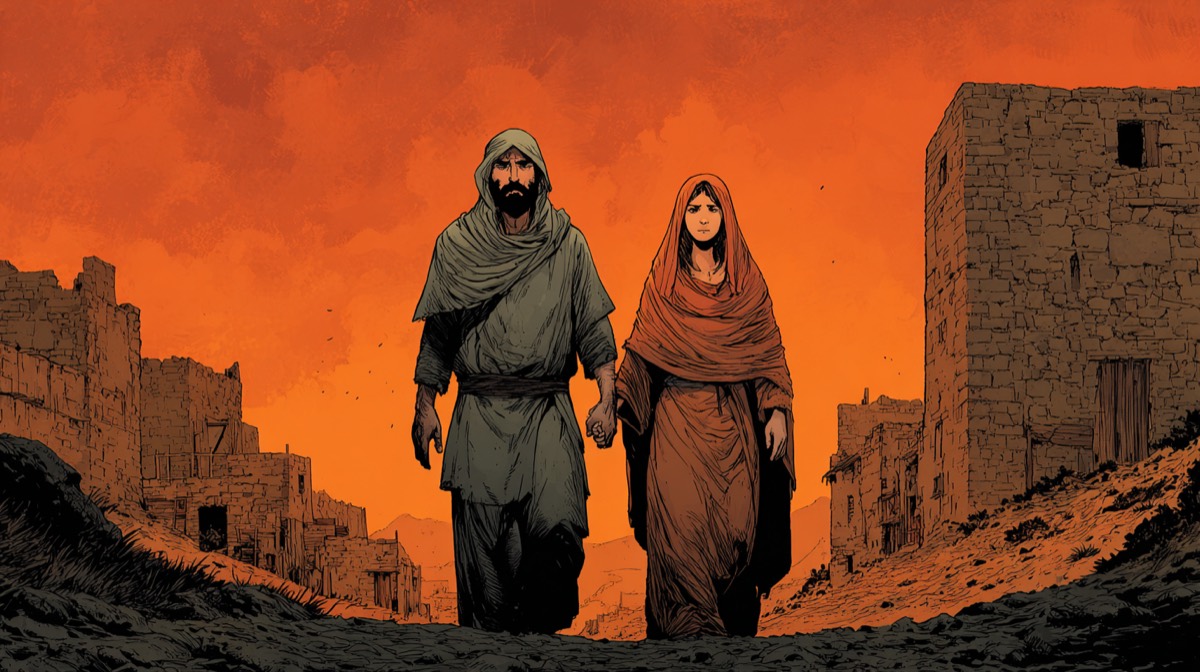 Hosea - illustrated Bible scene