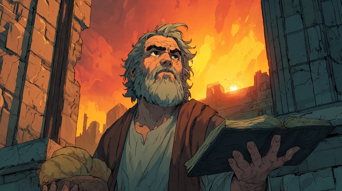 James - illustrated Bible scene