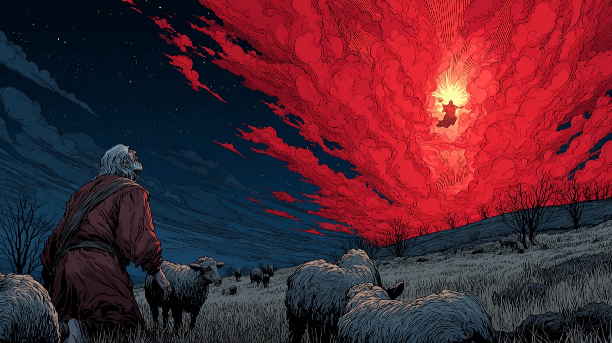 Luke - illustrated Bible scene
