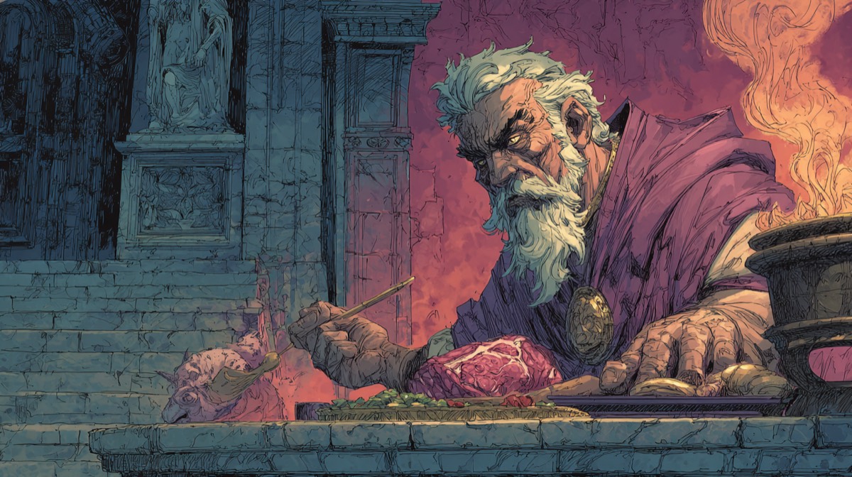 Malachi - illustrated Bible scene