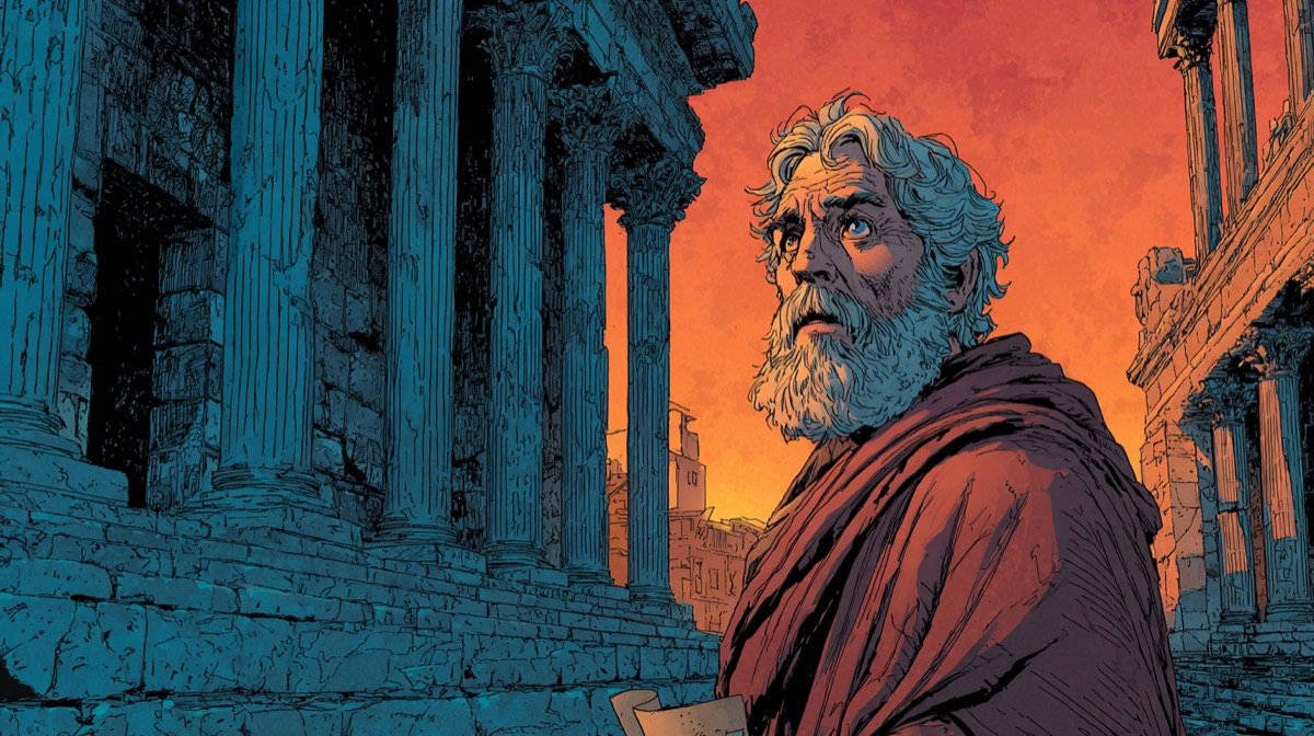 Romans - illustrated Bible scene