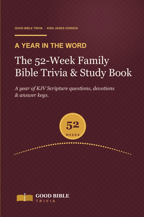 The 52-Week Family Bible Trivia & Study Book — paperback cover