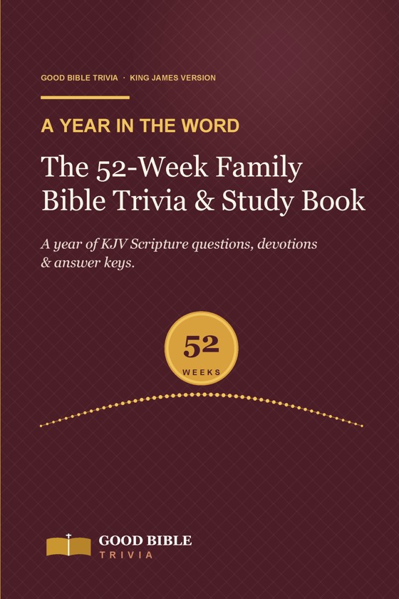 The 52-Week Family Bible Trivia & Study Book — paperback cover