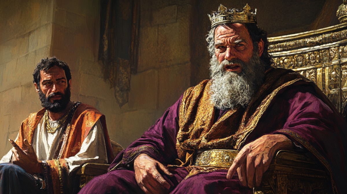 Elijah - illustrated Bible scene